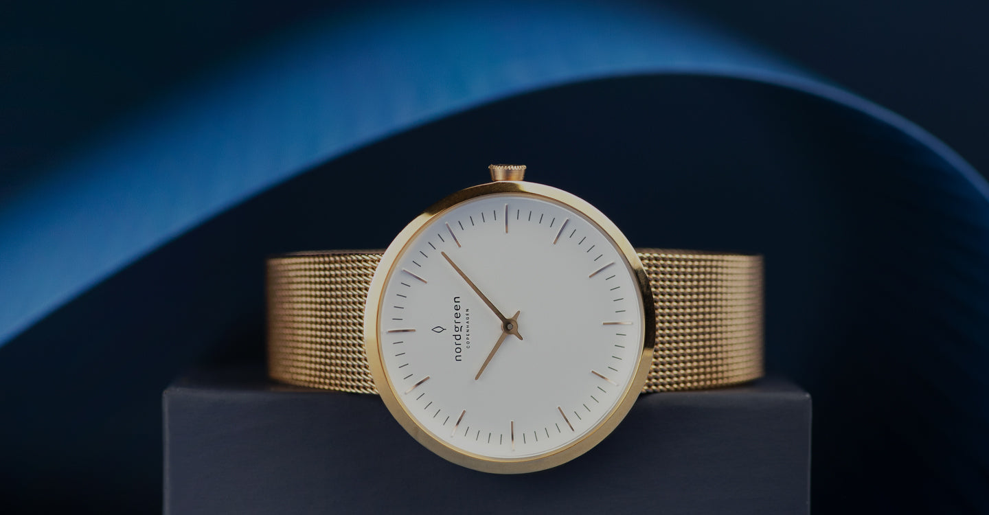 midi dial rose gold mesh bracelet watch strap