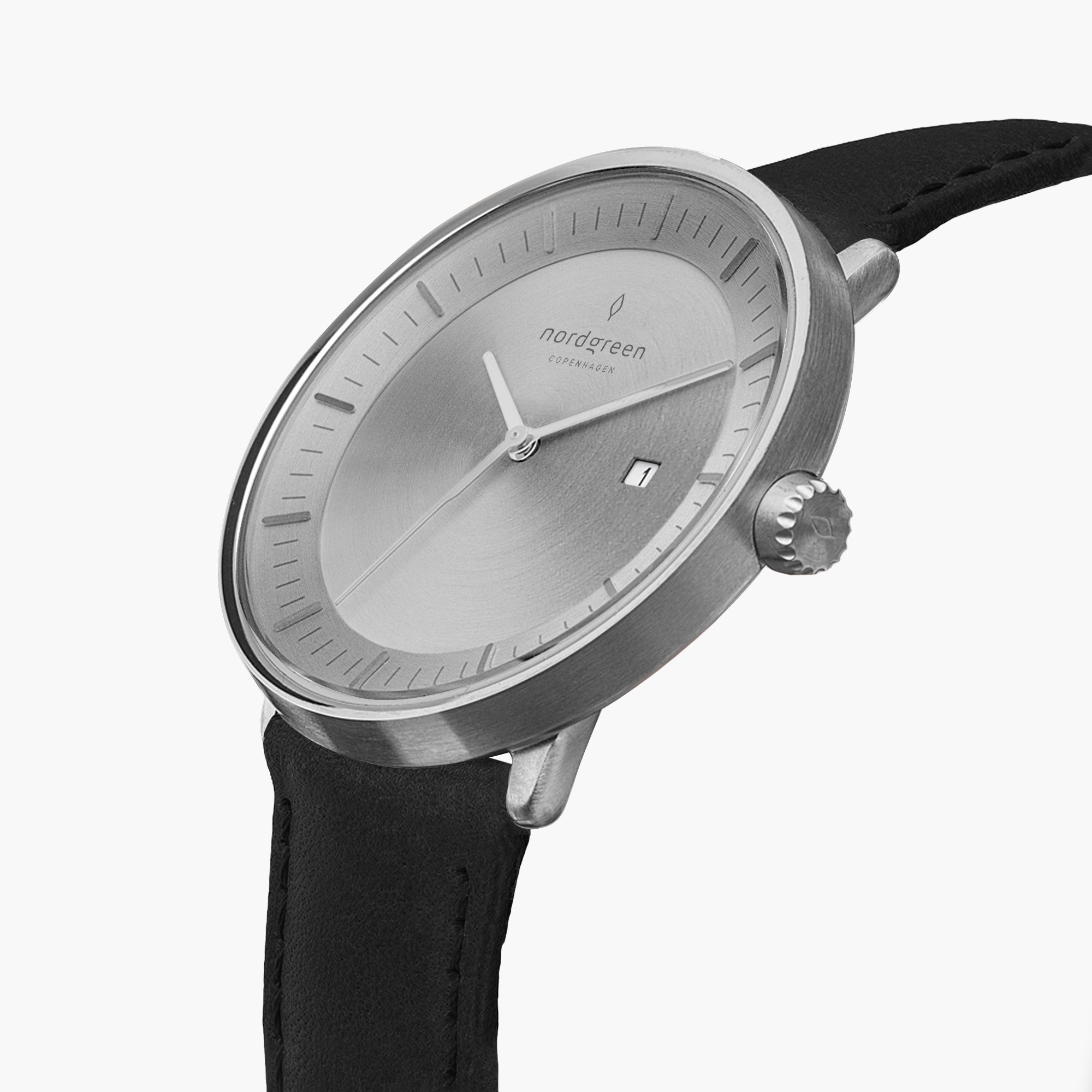 nordgreen ブラックレザー PHILOSOPHER ガンメタル 36MM Philosopher ガンメタル 36mm – Nordgreen JP