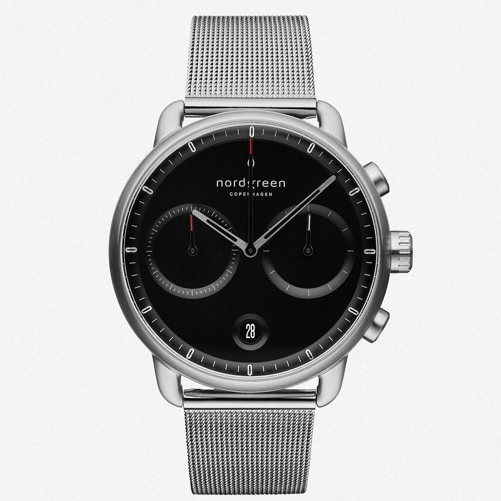 Nordgreen Pioneer Chrono | 42mm シルバーメッシュ