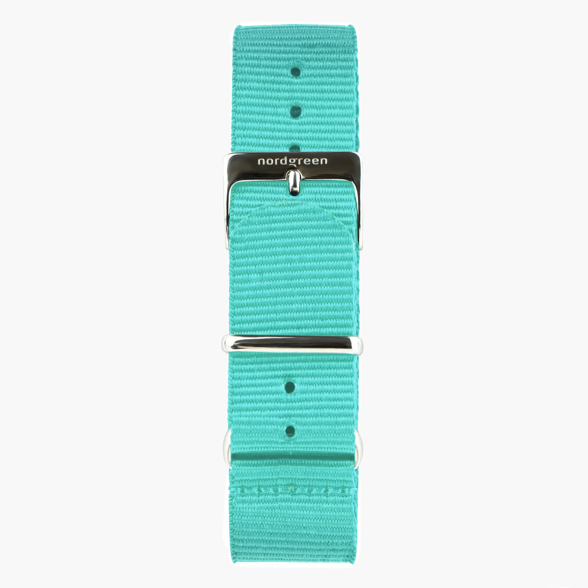 【美品】Nordgreen Native 36mm 腕時計替えベルト2本 SI_Turquoise_Nylon_Grey-