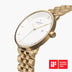 PH36GO5LGOXX PH40GO5LGOXX &Philosopher men's watch with white dial in gold with 5-link straps