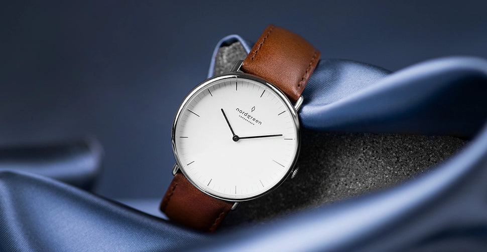 Mens watches silver best sale strap