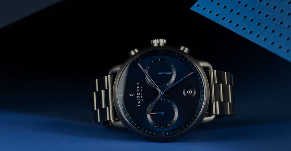 Men's blue dial watch by Nordgreen 