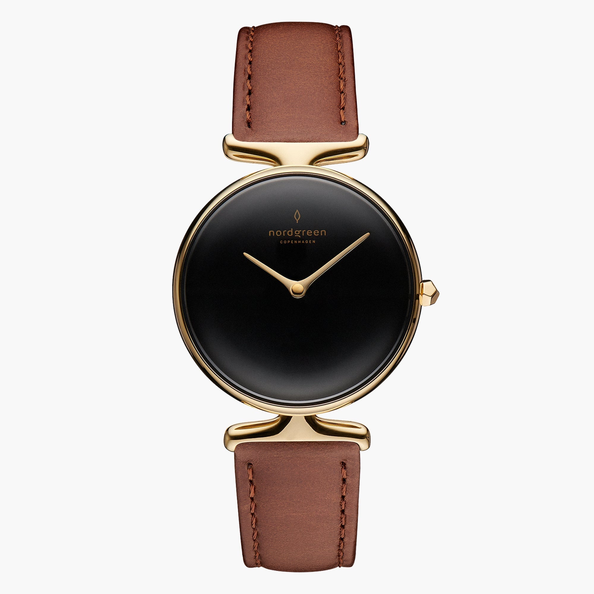 nordgreenユニセックス 腕時計 ゴールド・ブラウン・ブラック替えベルト付 Unika Gold 32mm – Nordgreen Global