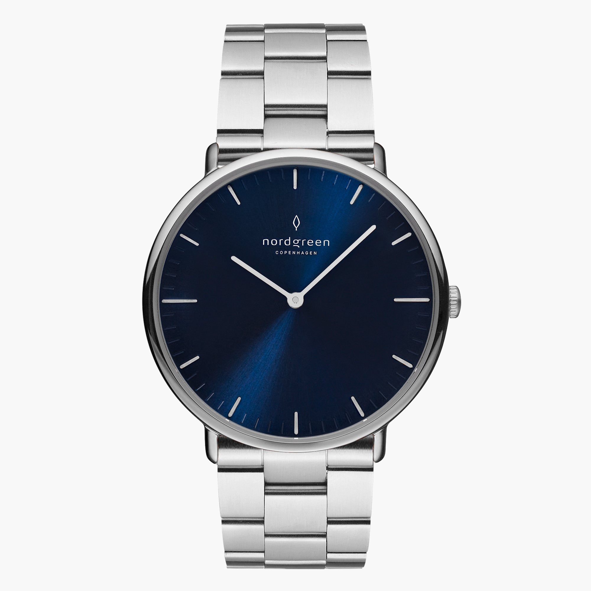 【新品】nordgreen Unika シルバー スタイリッシュミニマルウォッチ Minimalist Black Dial | Nordgreen Unika 32mm Brown Leather