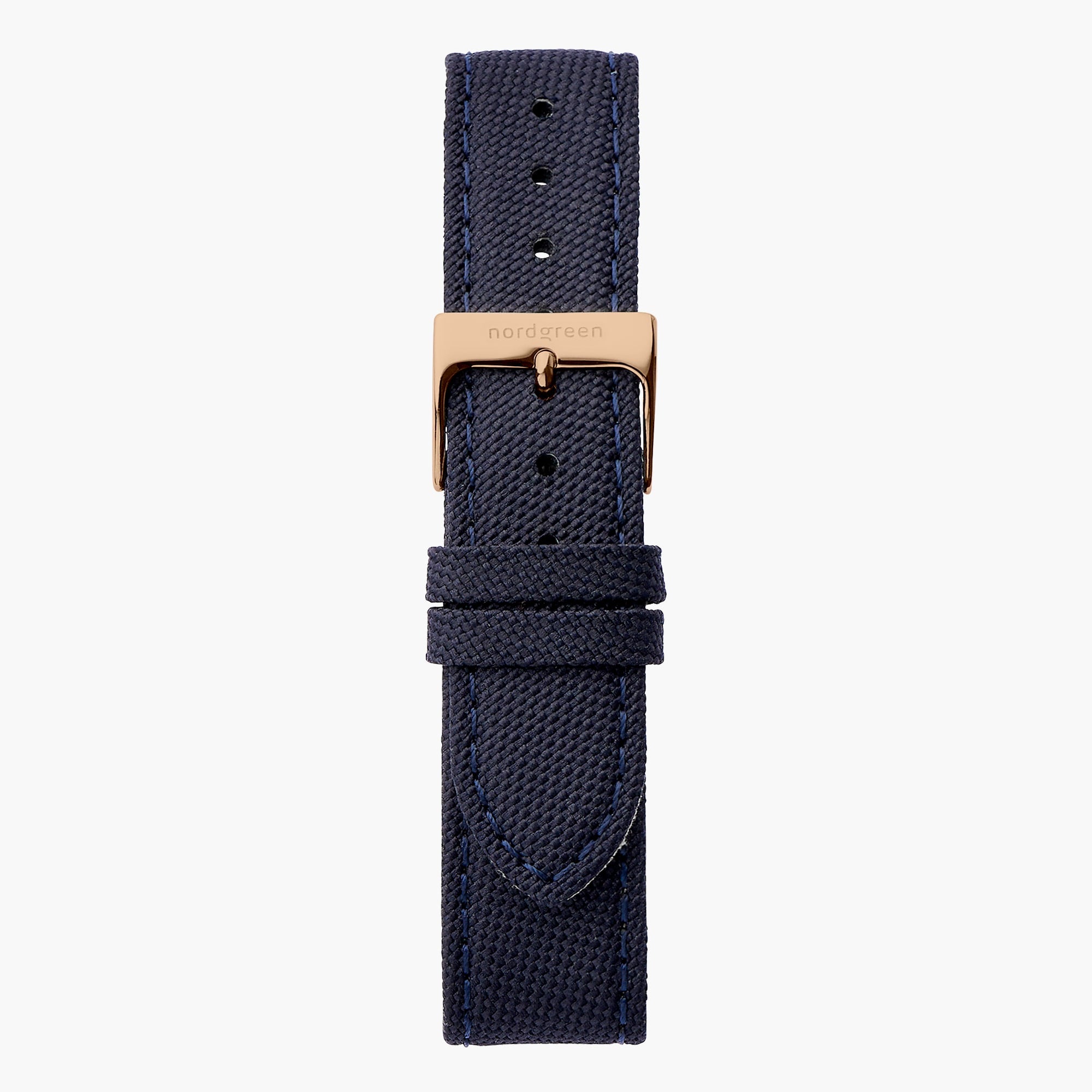 Navy Recycled Nylon - Rose Gold