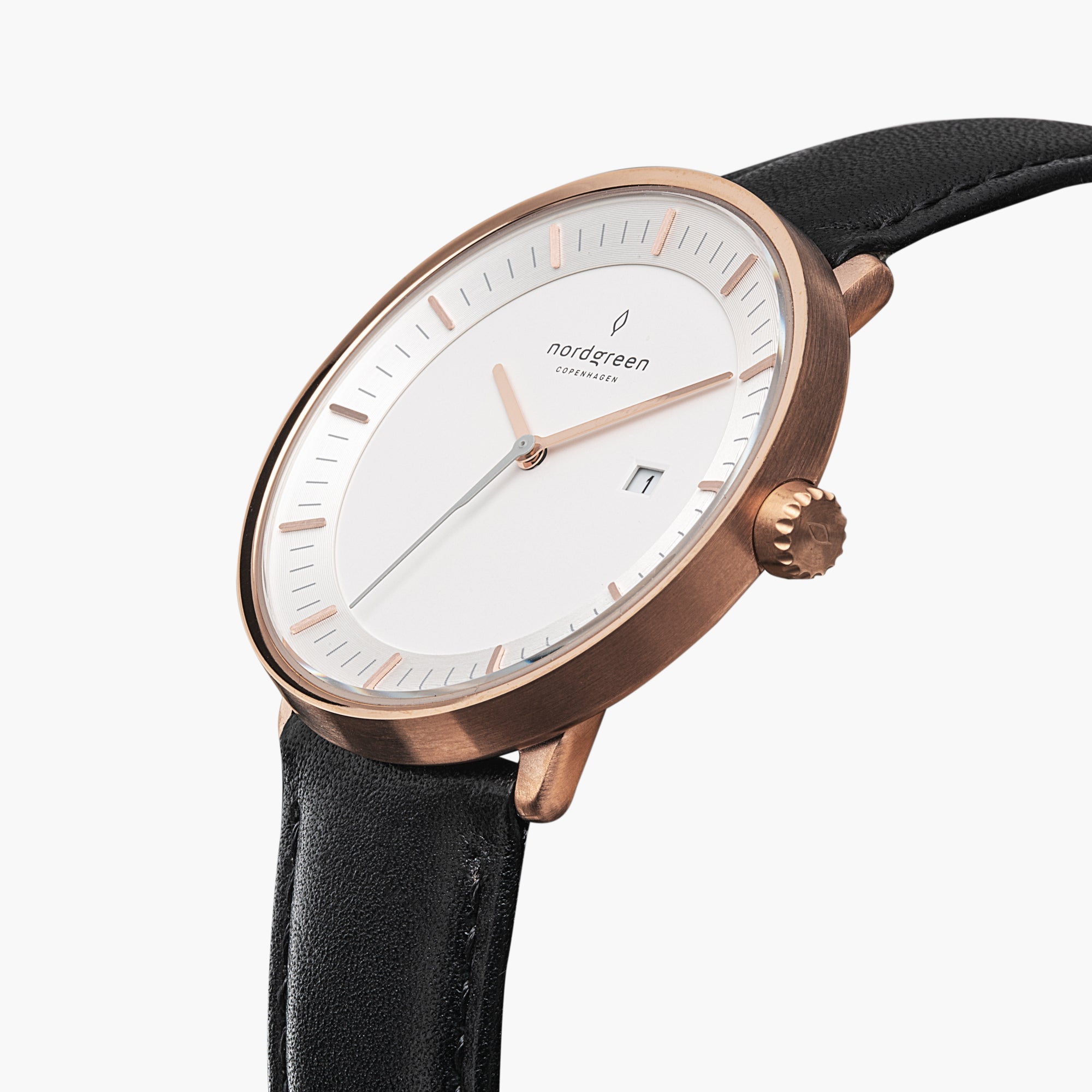 nordgreen philosopher ホワイトダイヤル　36mm Philosopher 36mm | ローズゴールド ホワイトダイヤル レザー – Nordgreen