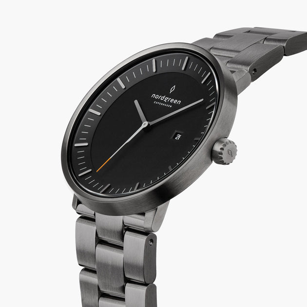 Philosopher | Black Dial - 3-Link