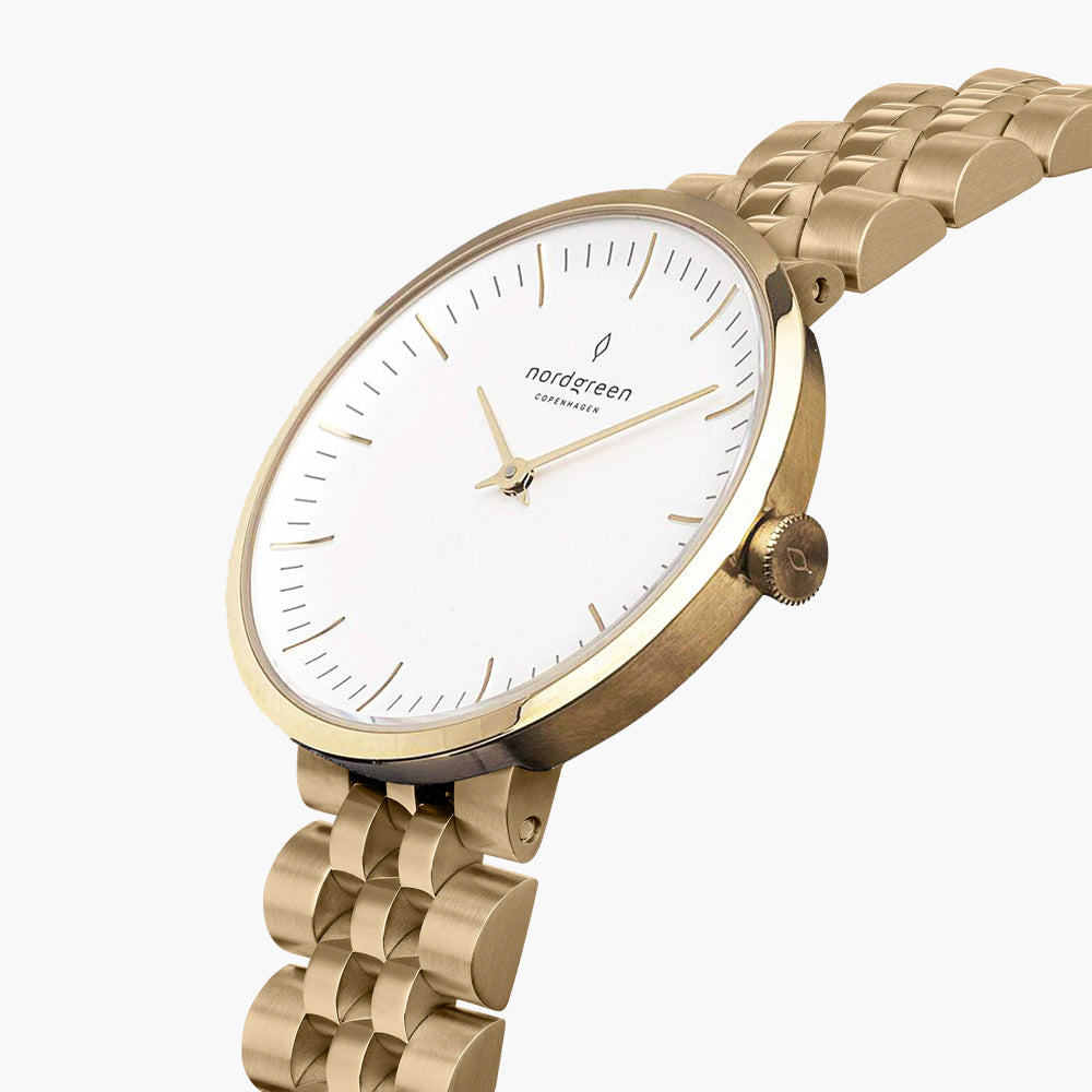 nordgreen ノードグリーン　Infinity 32mm 腕時計 Infinity 32mm | ゴールドリンク デンマークデザイン ウォッチ – Nordgreen