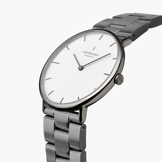 Native | White Dial - 3-Link