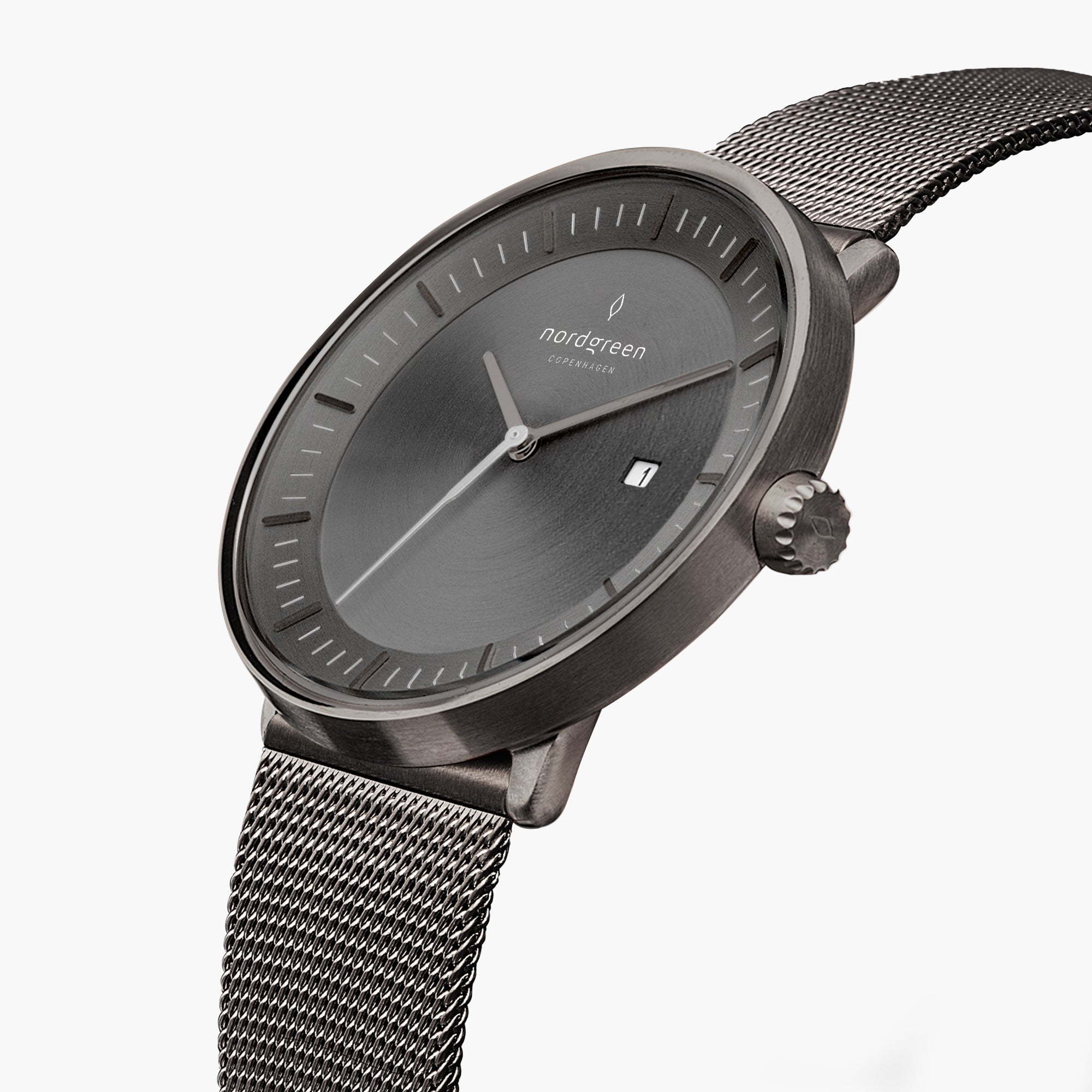 [ノードグリーン]Nordgreen 腕時計 ユニセックス ウォッチ Philosopher シルバー 40mm 北欧 デザイナーウォッチ ブラウンレザーストラップ Amazon | Nordgreen [ノードグリーン] 【Philosopher】メンズの
