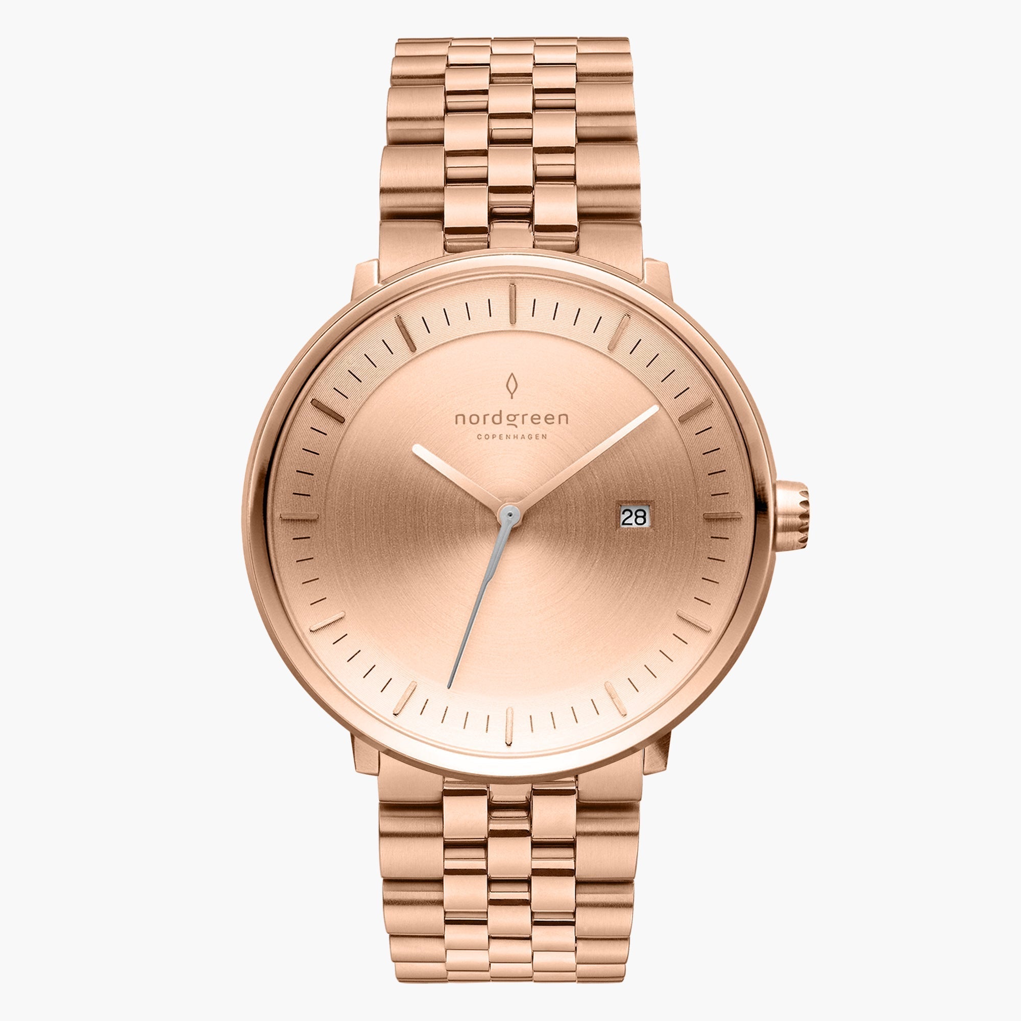 Philosopher Rose Gold | Link Rose Gold Dial 36mm – Nordgreen