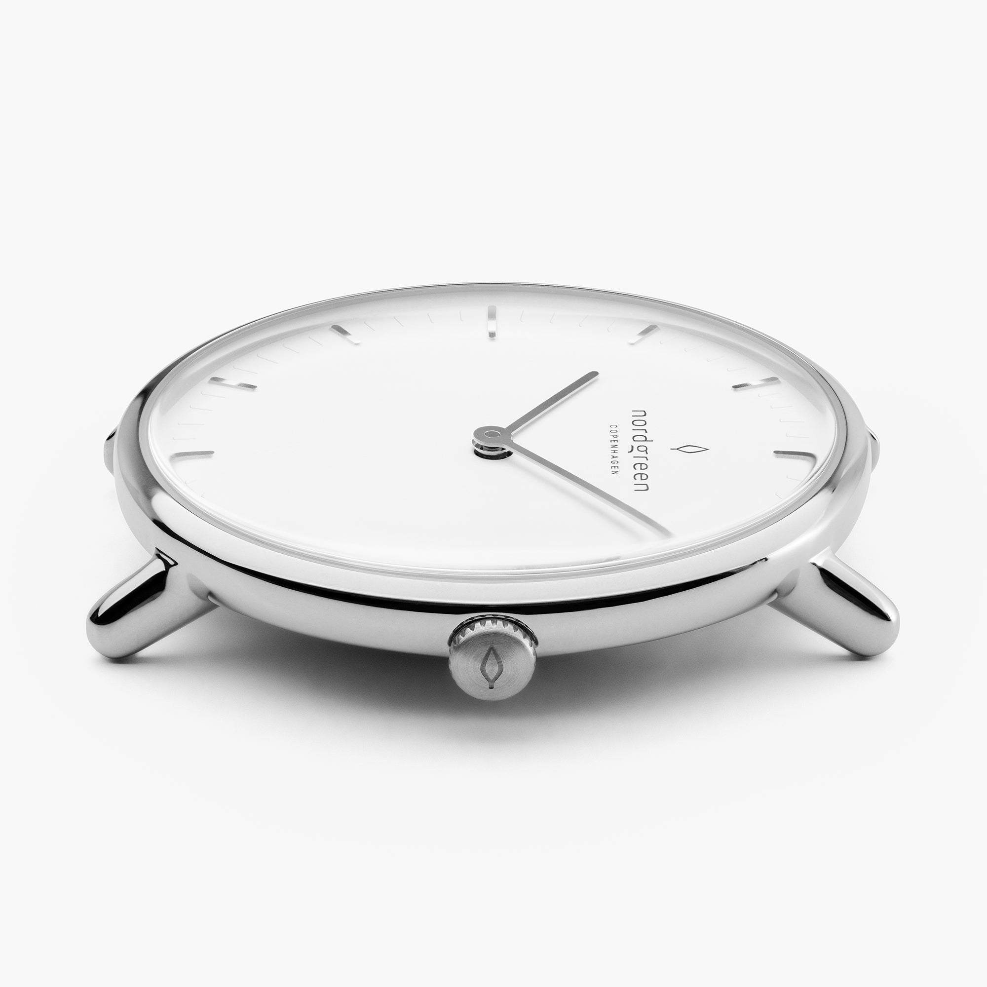 Nordgreen Native | 40mm Black Leather Strap