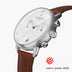 Pioneer | White Dial - Brown Leather