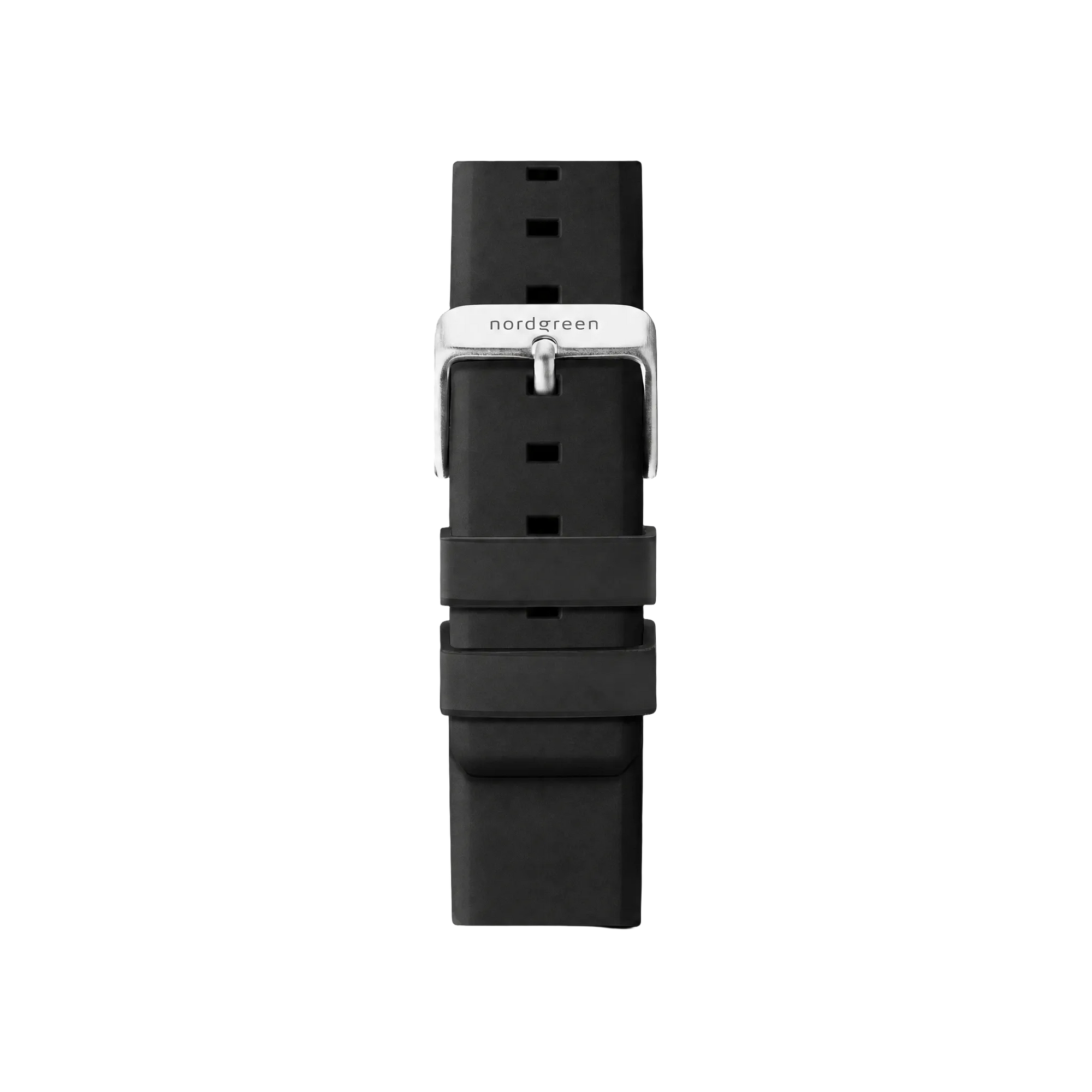 Black Silicone - Silver