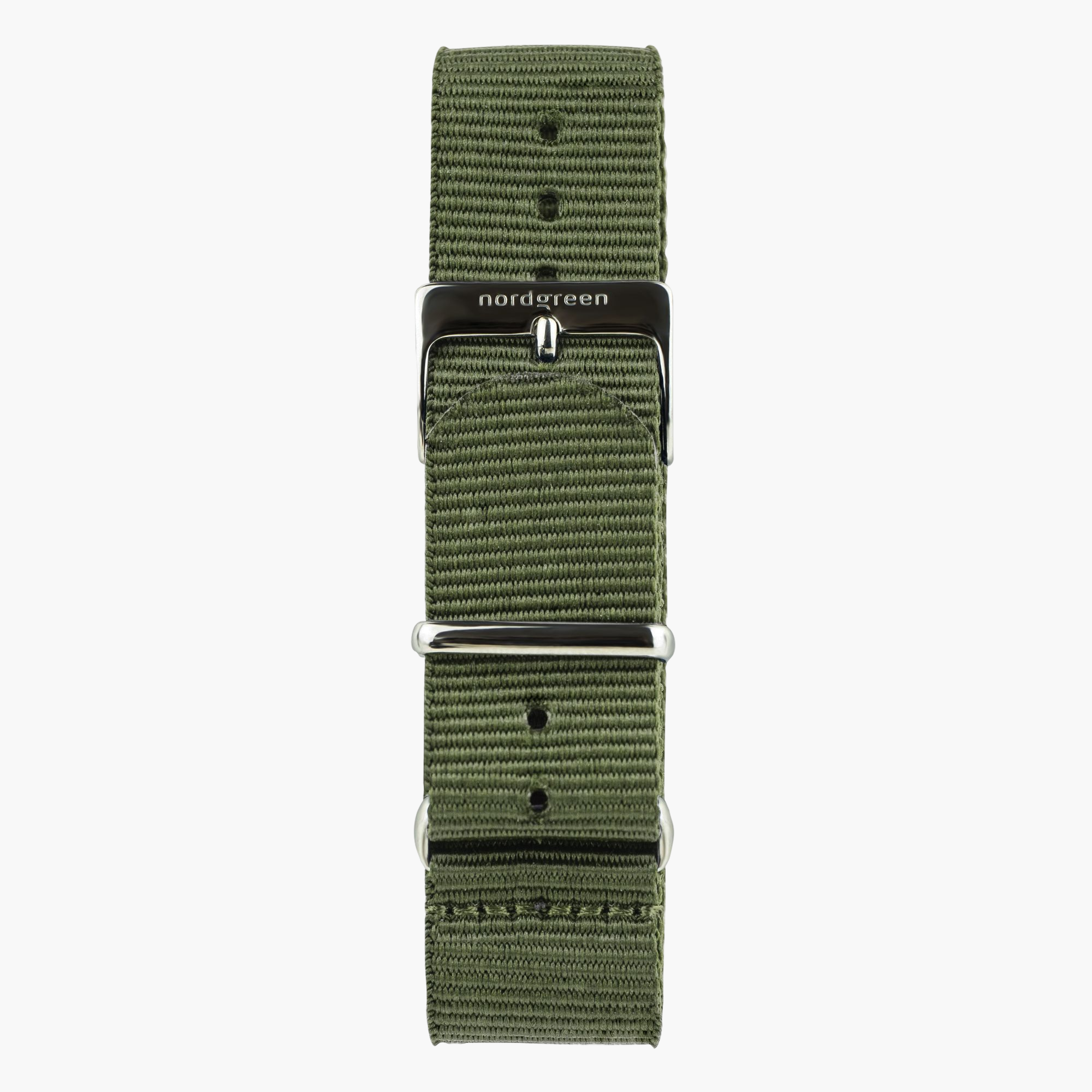 Green Nylon - Silver