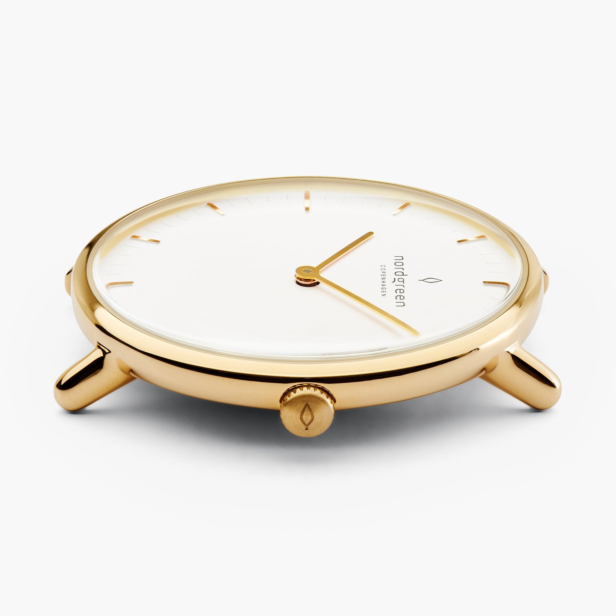 Nordgreen Native | 40mm Gold Brown Leather Strap