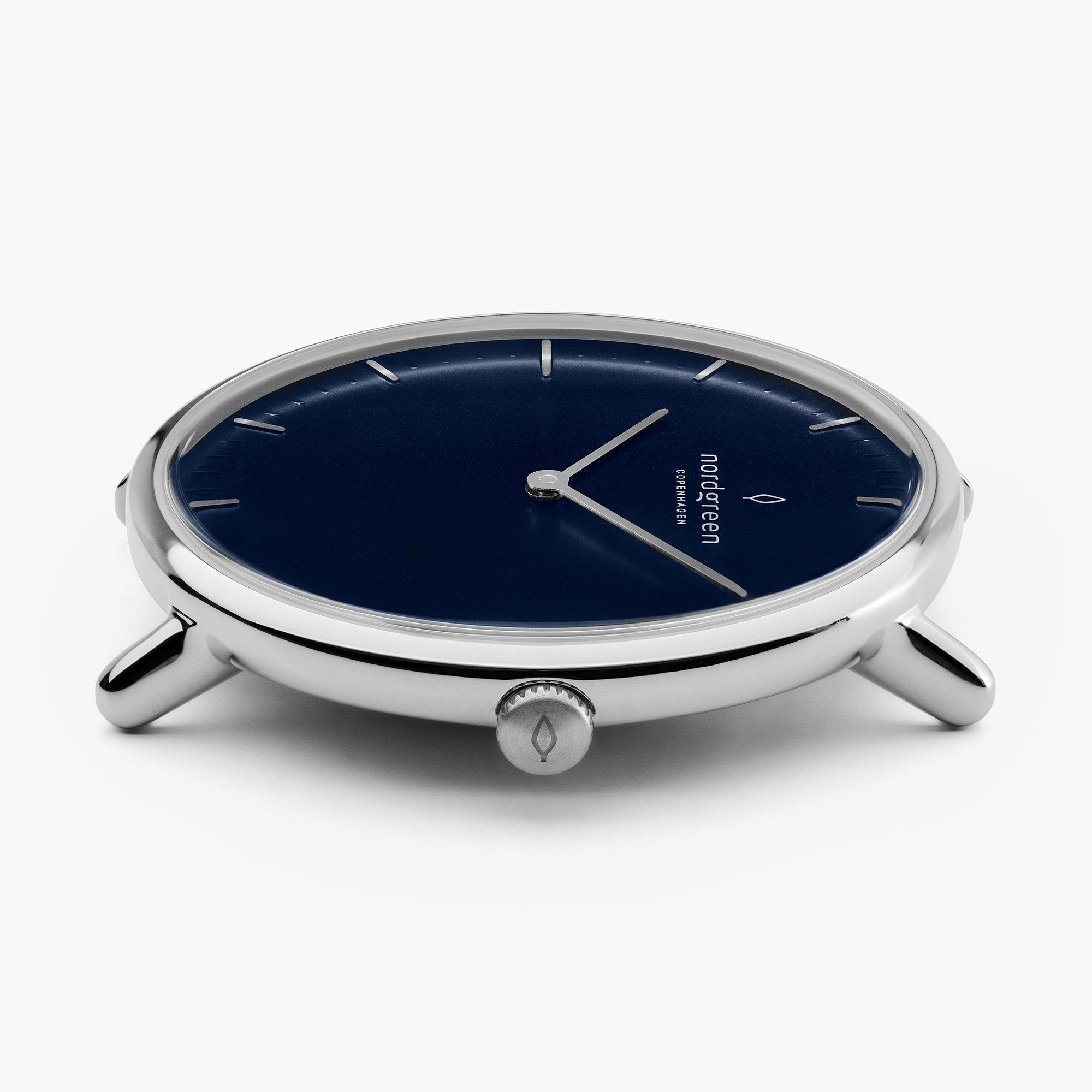 Native 36mm | シルバーメッシュ ブルーダイヤル ミニマリスト – Nordgreen