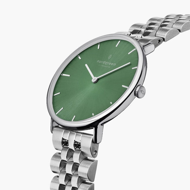 Native | Digital Olive Dial - 5-Link