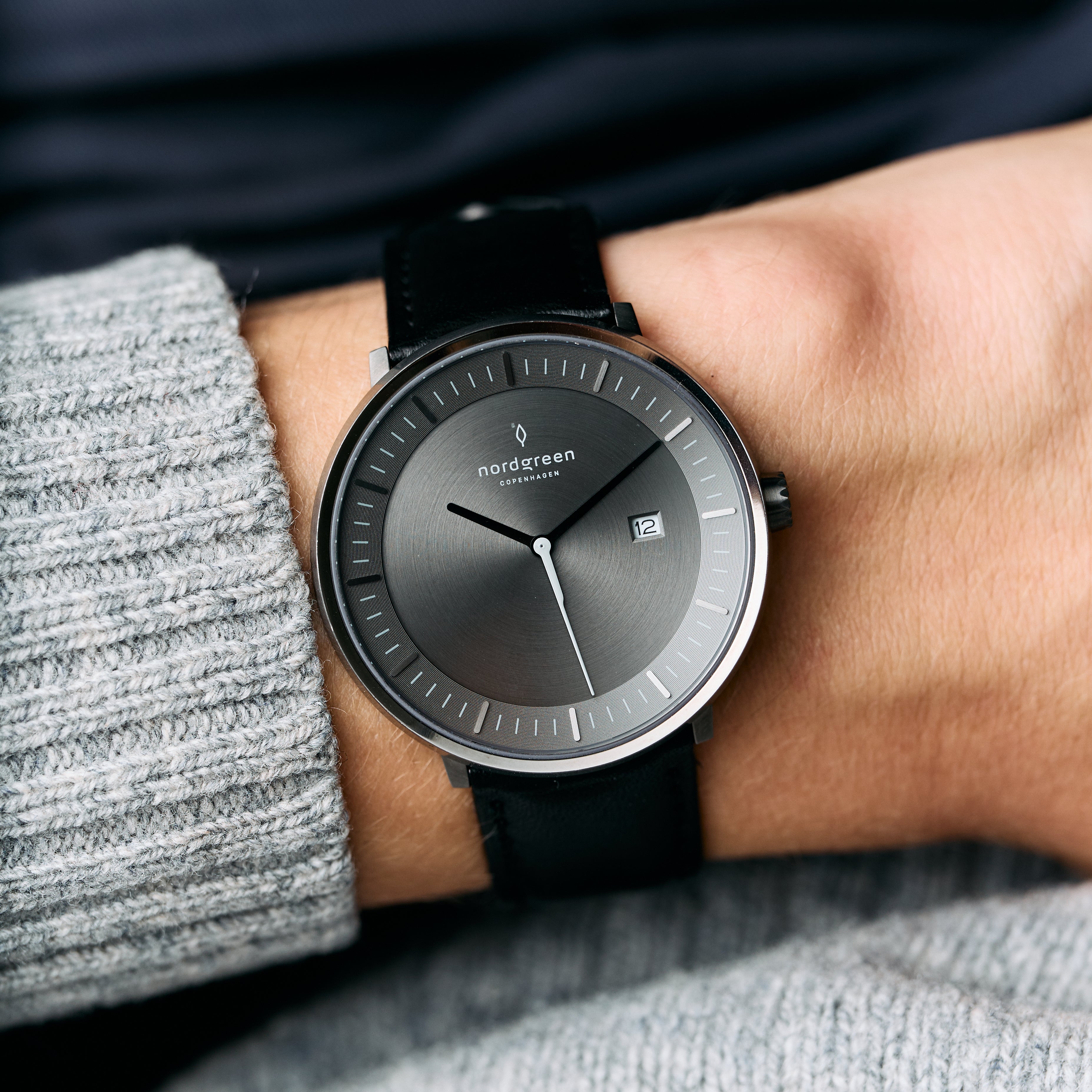 Nordgreen Men's Philosopher | Asymmetrical Hand 36mm, 40mm