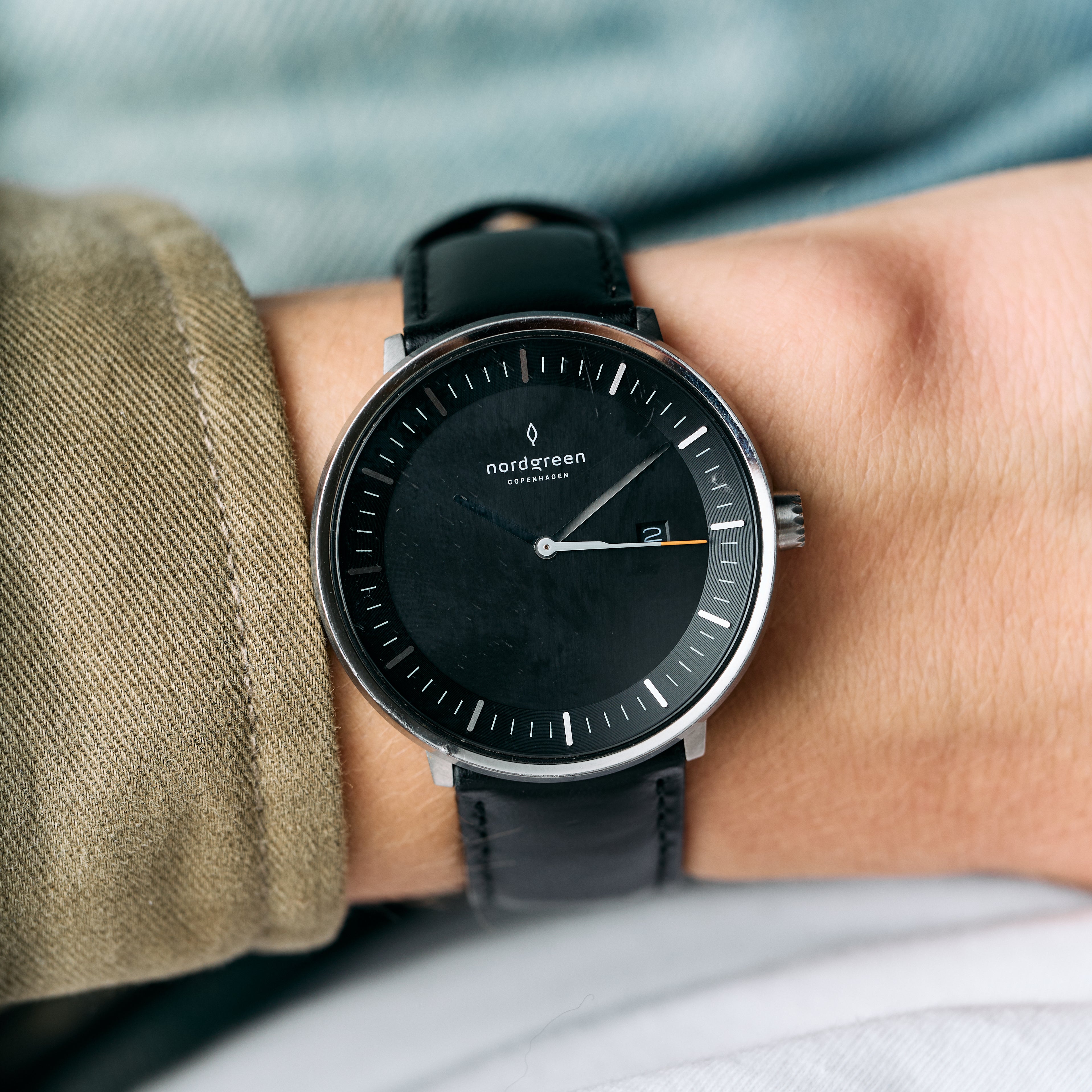 Nordgreen Men's Philosopher | Asymmetrical Hand 36mm, 40mm