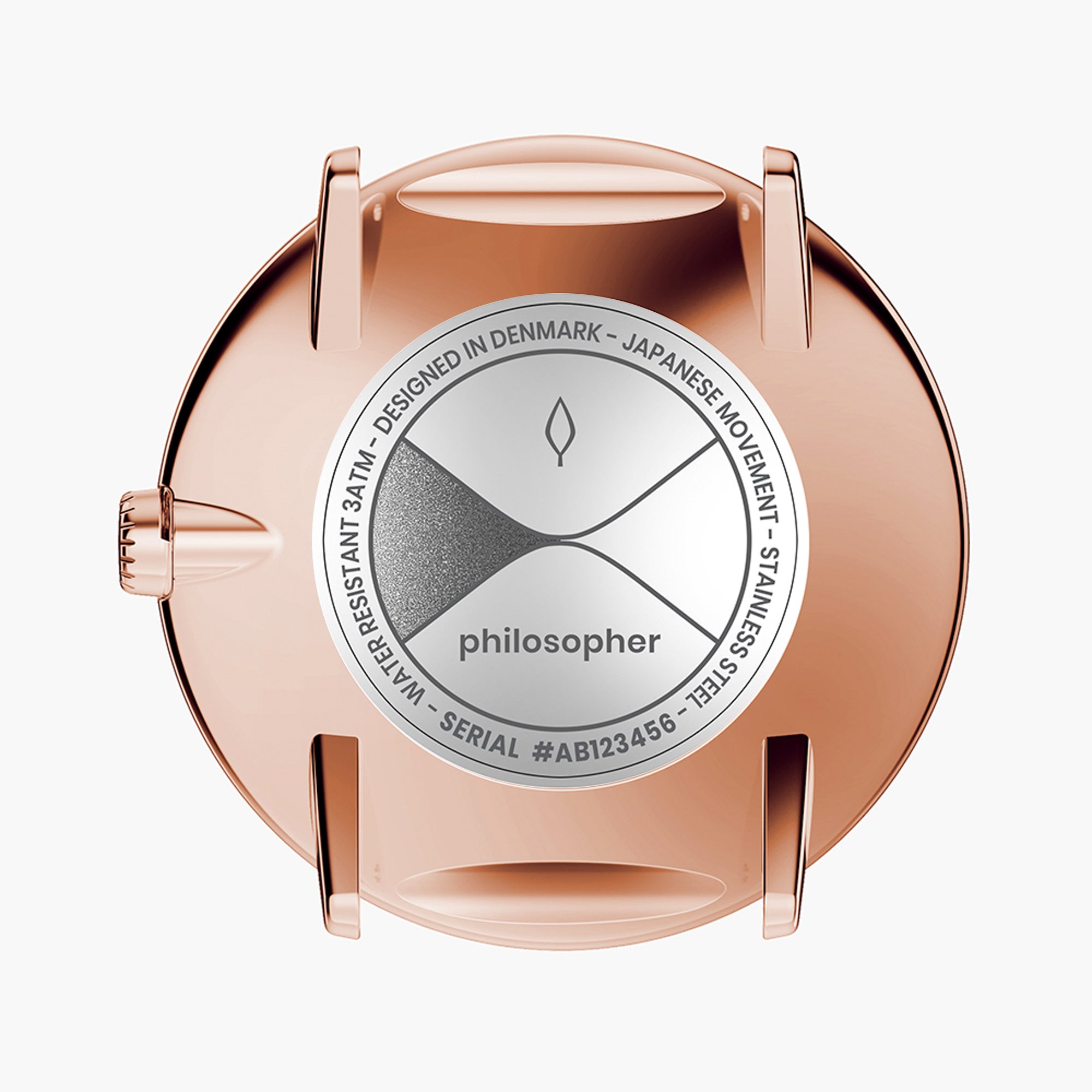 Nordic Philosopher | Rose Gold Black Leather 40mm – Nordgreen