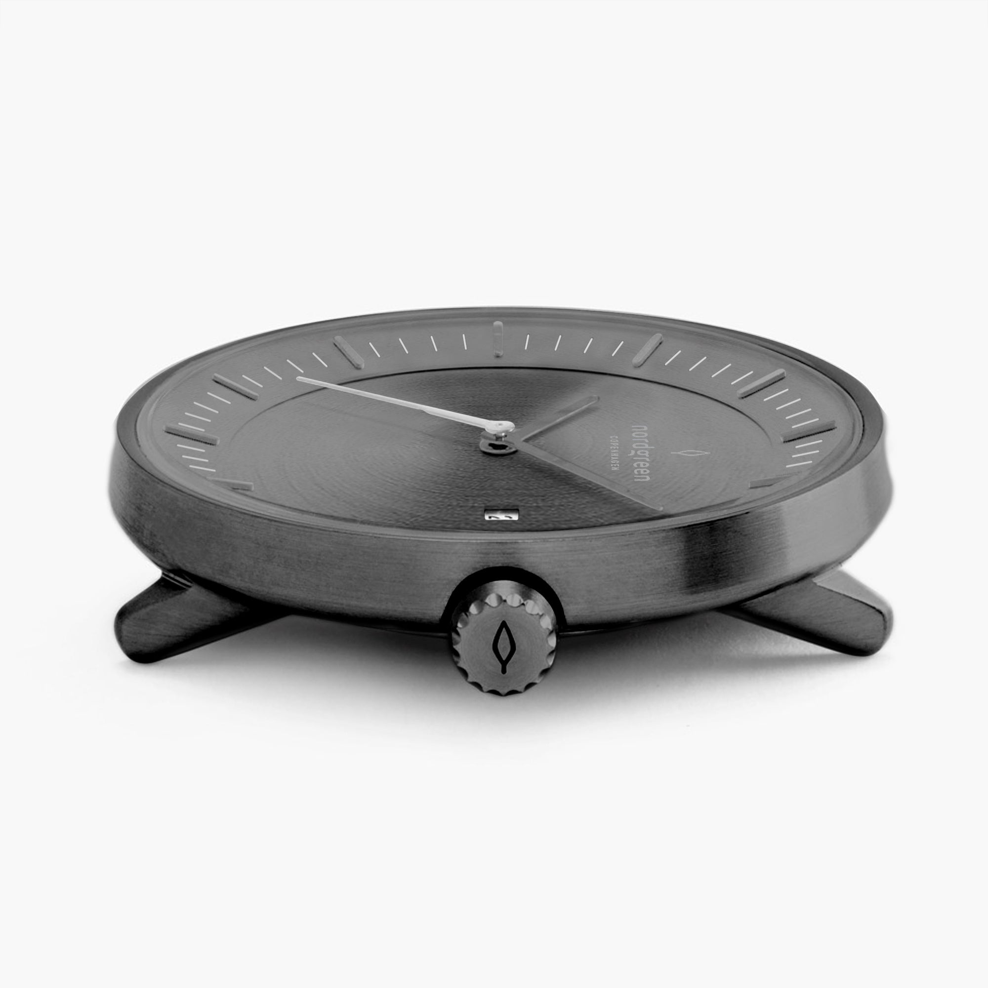 Philosopher 40mm - Gun Metal - Brushed Metal Dial