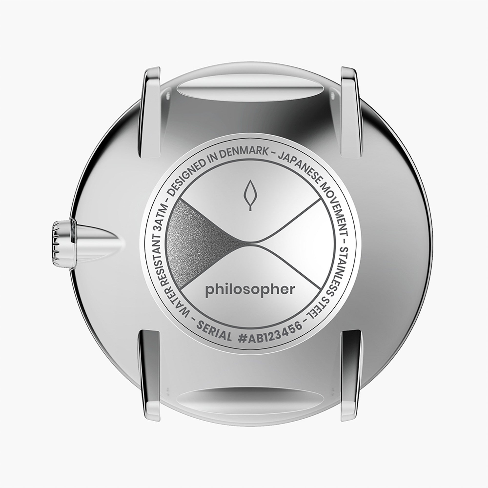 [ノードグリーン]Nordgreen 腕時計 ユニセックス ウォッチ Philosopher シルバー 40mm 北欧 デザイナーウォッチ ブラウンレザーストラップ Nordgreen Philosopher | 40mm ブラックダイヤル シルバーメッシュ