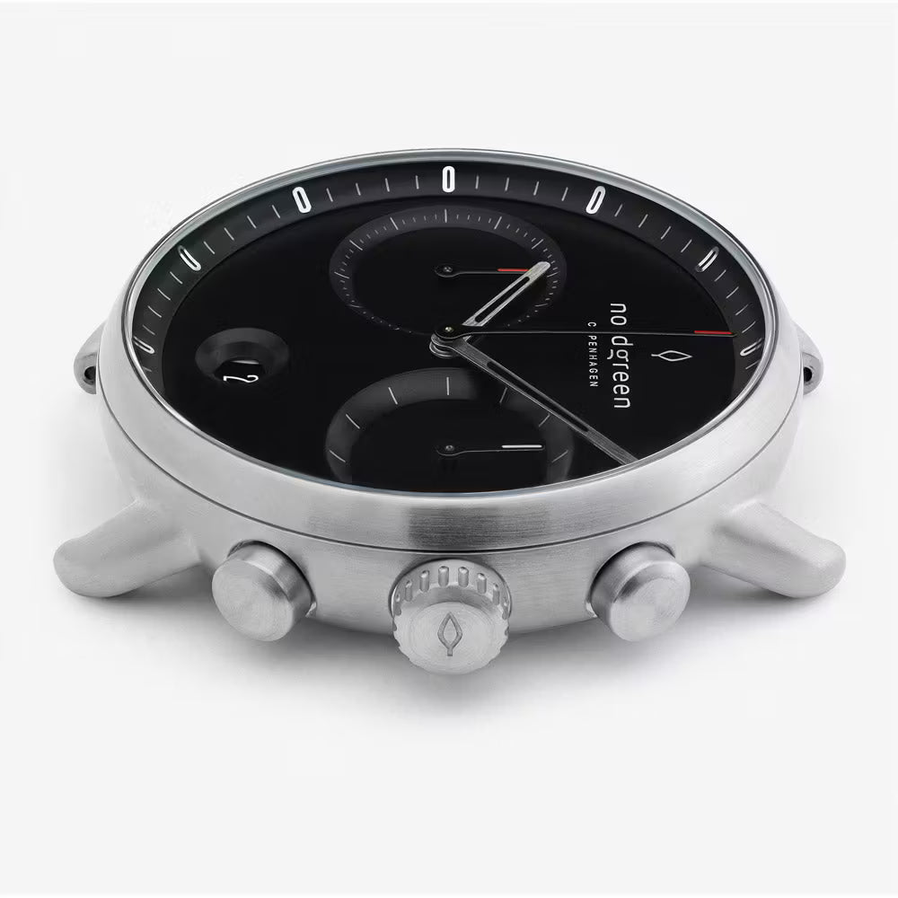 Pioneer 42mm - Silver - Black Dial