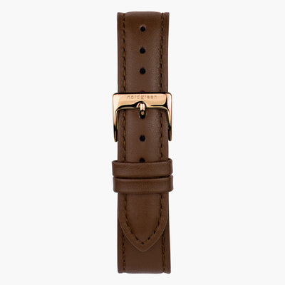 Brown Leather - Rose Gold