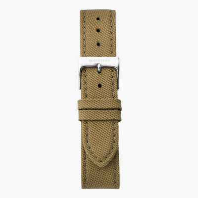 Green Nylon - Silver
