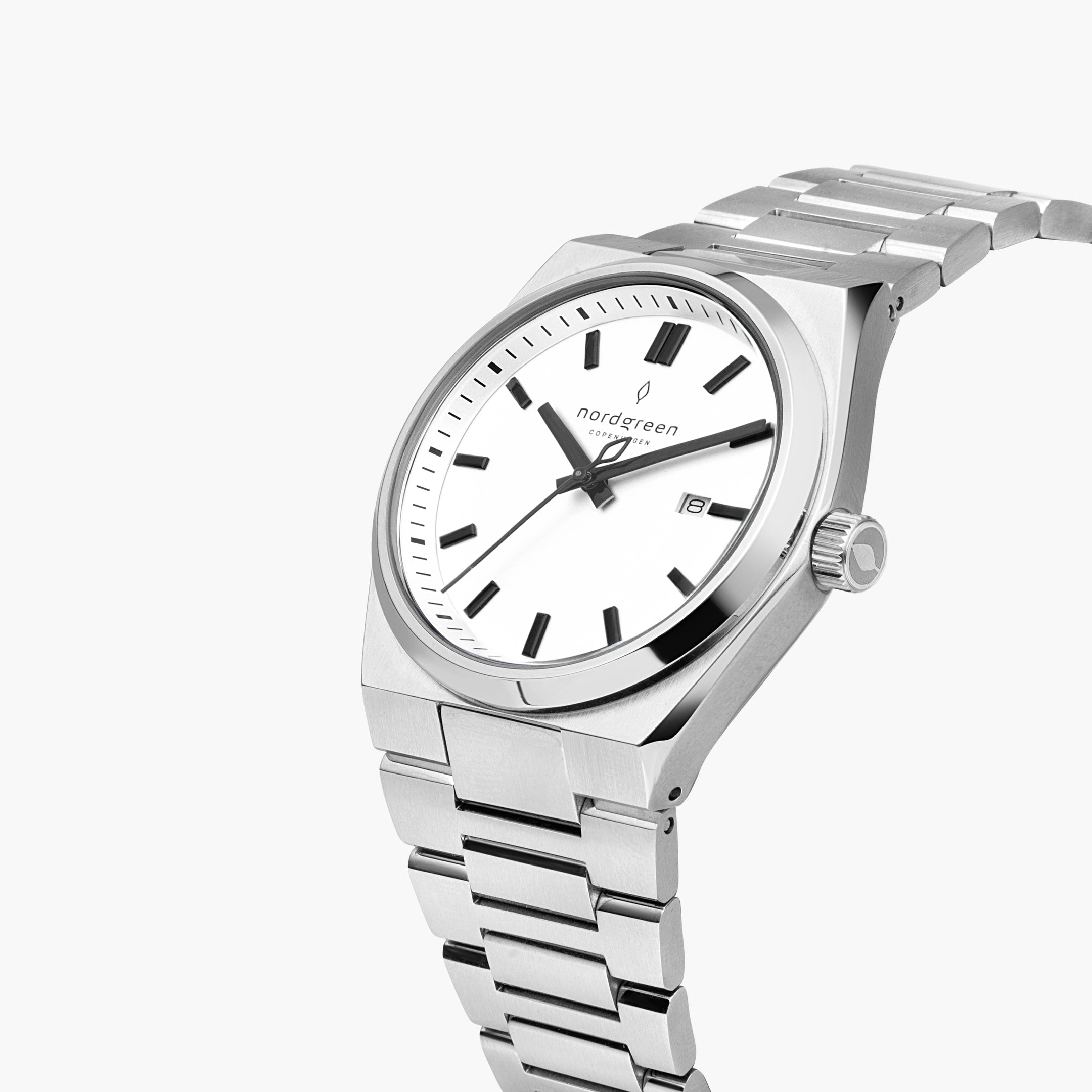 Succession 41mm | Silver Link Danish Design Watch – Nordgreen