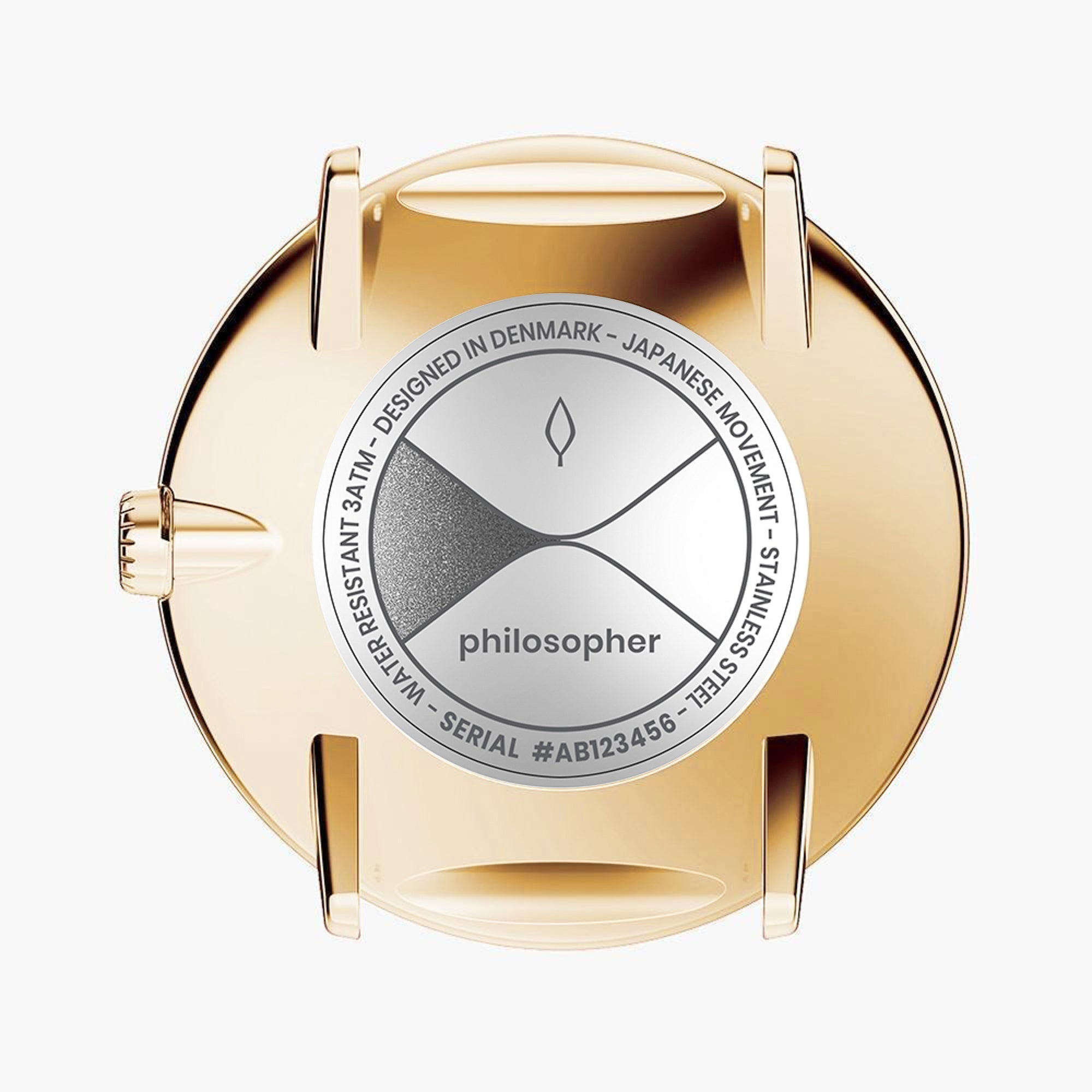 Philosopher Gold 40mm