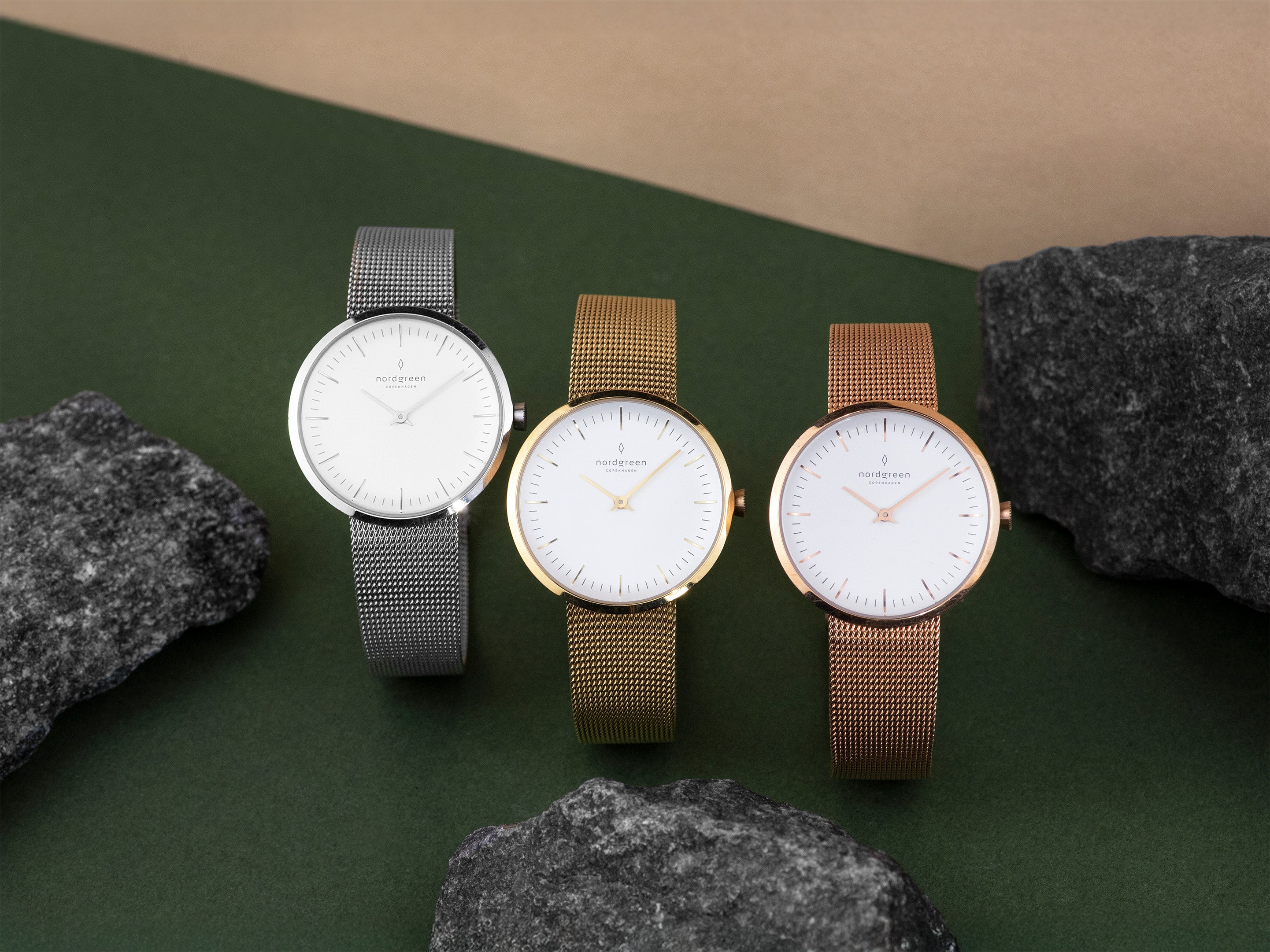 Infinity 32mm | ミニマリスト シルバー メッシュ Nordgreen