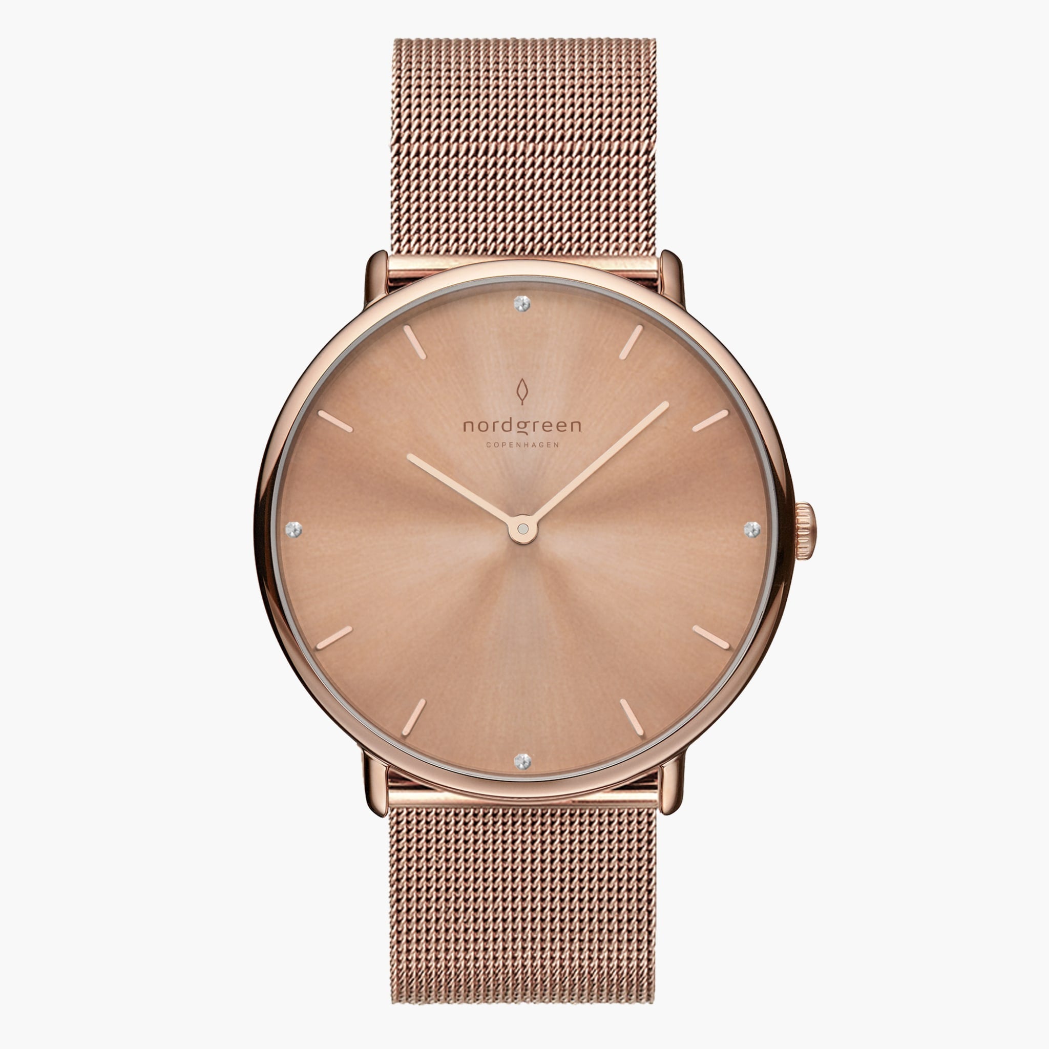 Rose Gold Native | 32mm Mesh Minimalist Women's – Nordgreen