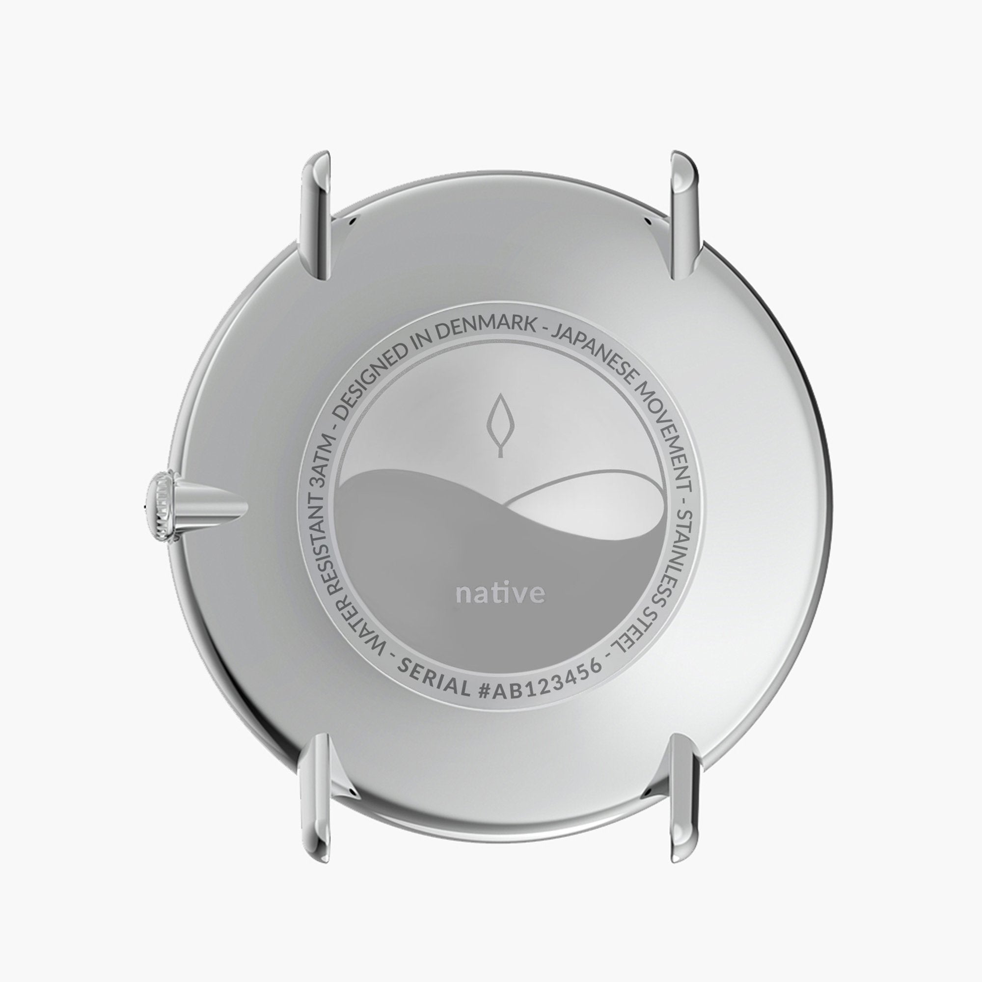 Native 36mm | Silver White Dial Navy Nylon Strap – Nordgreen