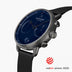 PI42GMMEBLNA &Men's blue dial watches in gunmetal with black mesh straps