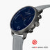 PI42GMVEDONA &Men's blue dial watches in gunmetal with grey vegan straps