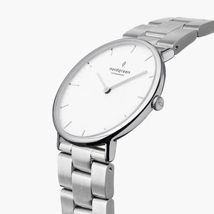 Native | White Dial - 3-Link