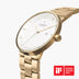 PH36GO3LGOXX PH40GO3LGOXX &Philosopher men's watch with white dial in gold with 3-link straps