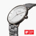 PH36GM3LGUXX PH40GM3LGUXX &Philosopher men's watch with white dial in gunmetal with 3-link straps