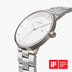 PH36SI3LSIXX PH40SI3LSIXX &Philosopher men's watch with white dial in silver with 3-link straps