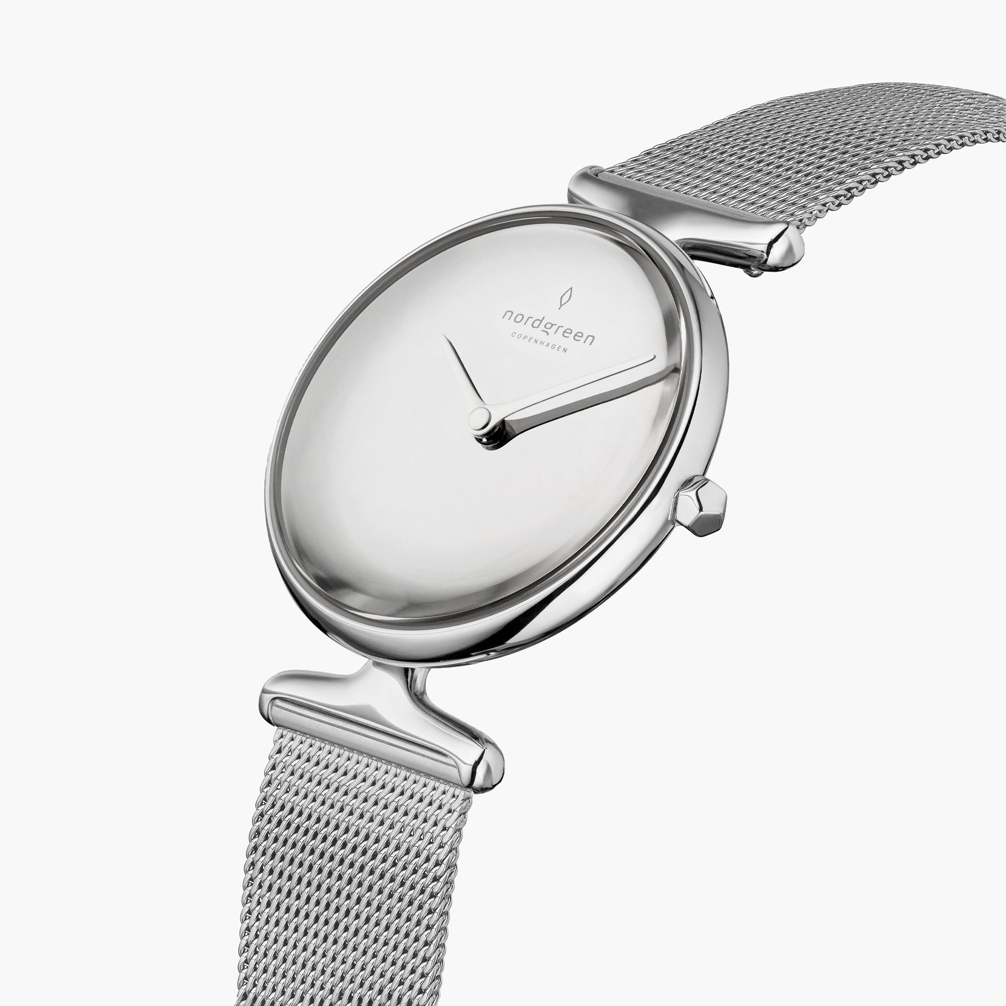 Unika - BUNDLE Polished Metal Dial Silver | Black Leather / Mesh Straps
