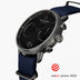 PI42GMNYNABL &Men's blue dial watches in gunmetal with blue nylon straps