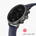 PI42GMLENABL &Men's blue dial watches in gunmetal with blue leather straps