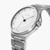 Guardian Silver White Dial Automatic with Silver H-Link Watch Strap