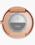 Infinity - BUNDLE White Dial Rose Gold | Brown / Black / Mesh Straps