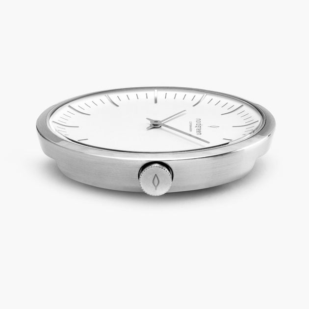 Infinity - BUNDLE White Dial Silver | Silver 5-Link / Grey Leather Straps