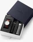 Infinity - BUNDLE White Dial Silver | Brown / Black / Mesh Straps