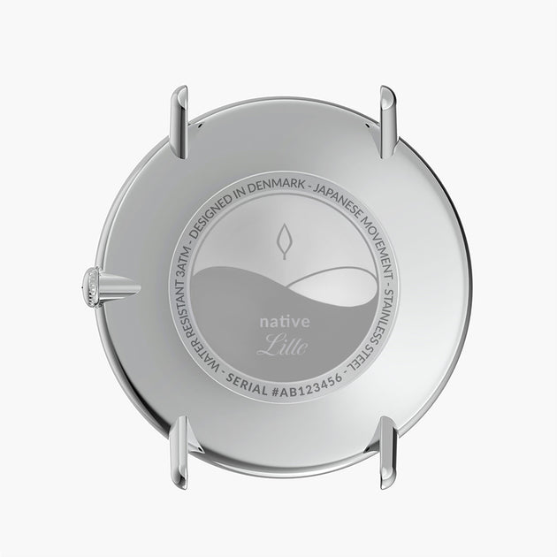 Native - BUNDLE Mother of Pearl Dial Silver | Mesh / Brown Leather / Black Leather Straps